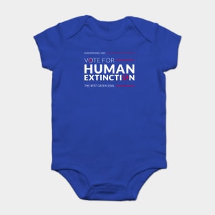 Human Extinction Baby Bodysuit